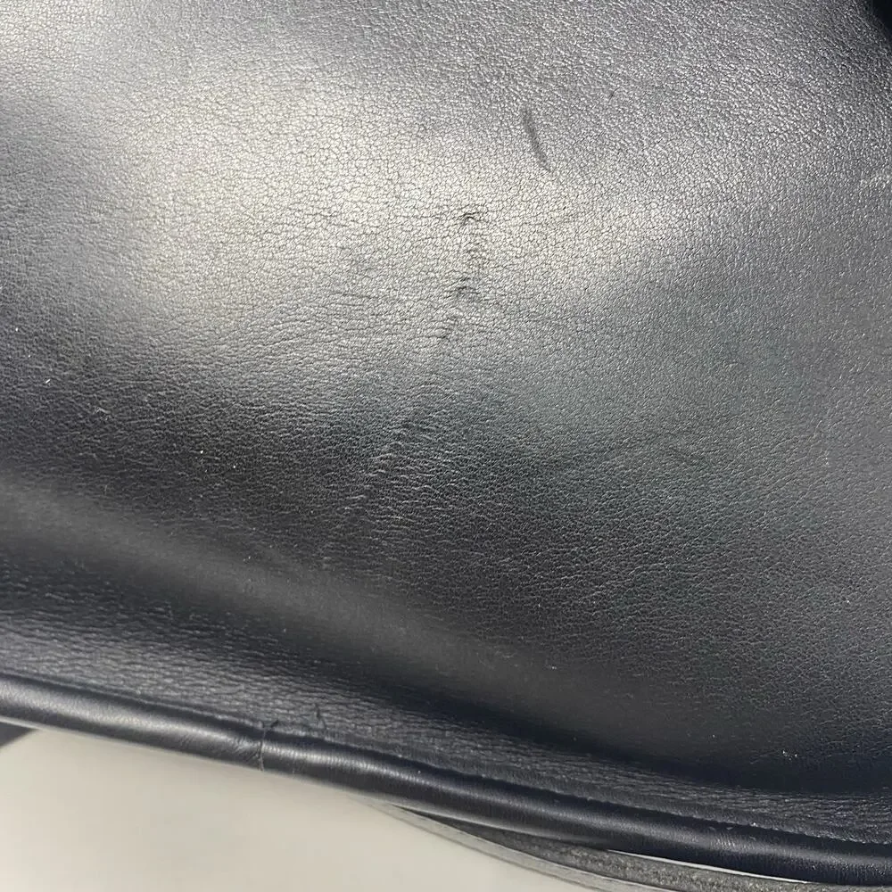 Vintage Coach Legacy Black Leather Satchel 9063